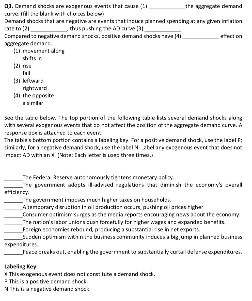Show all calculations, work, and graphs needed to answer the question. Q3.