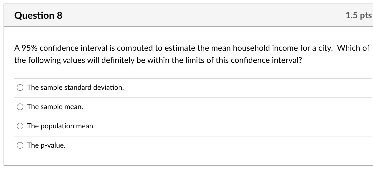 a random sample from a population allows us to: O Generalize our