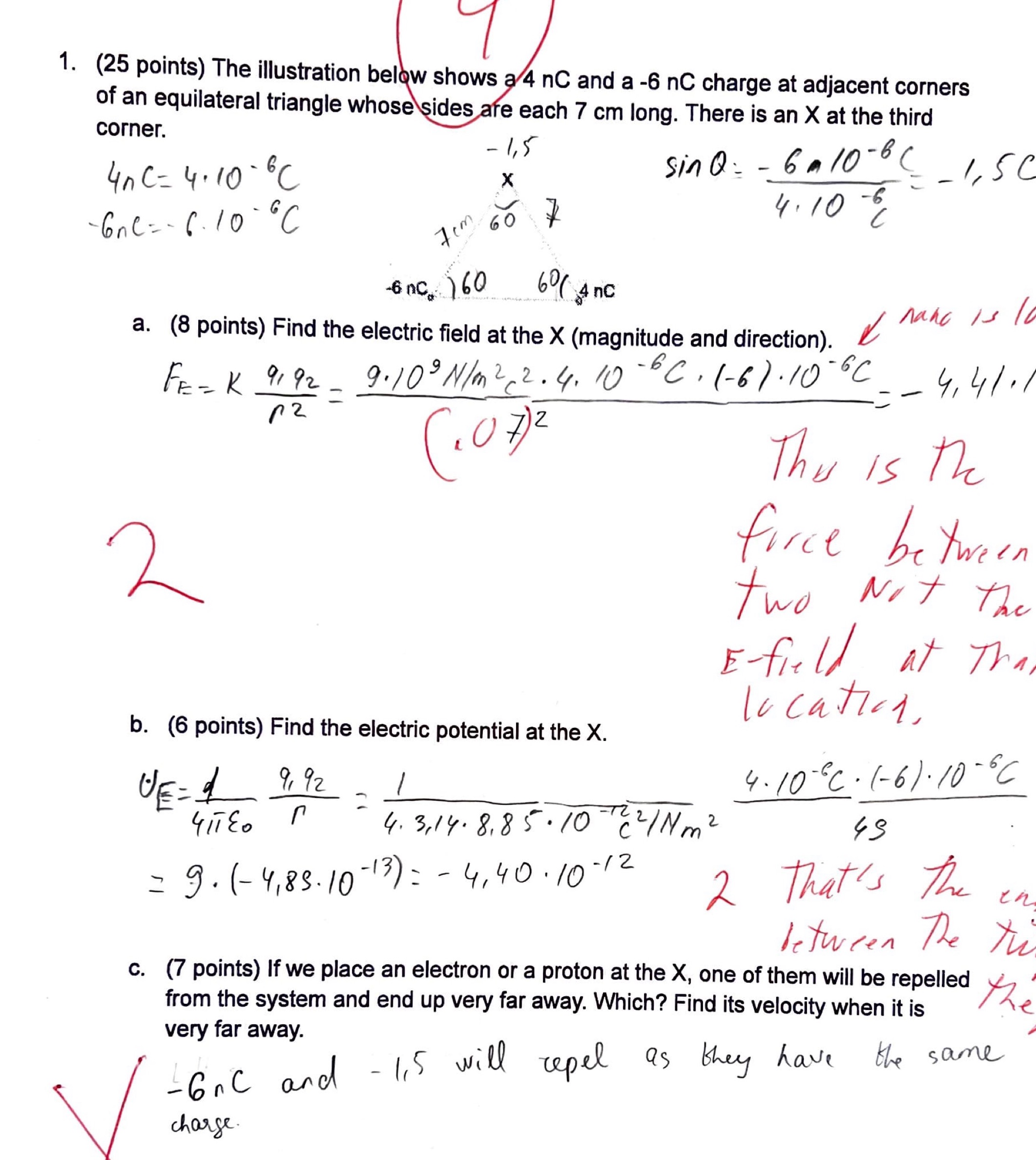 Could you please help me solve the problem? 1. (25 points) The