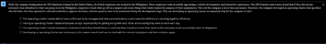 the United States, 30 of their employees are located in the Philippines.