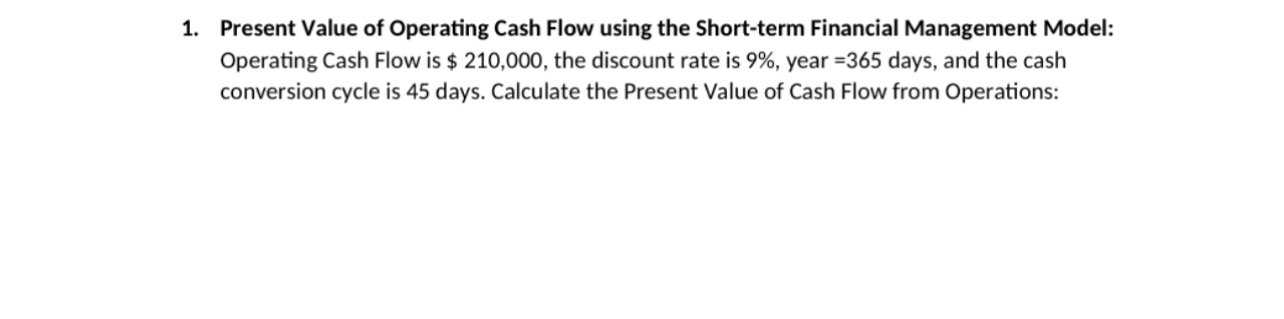 and Accounts Receivable Collections: Cash: 10% immediately Accounts Receivables: 87% within 30
