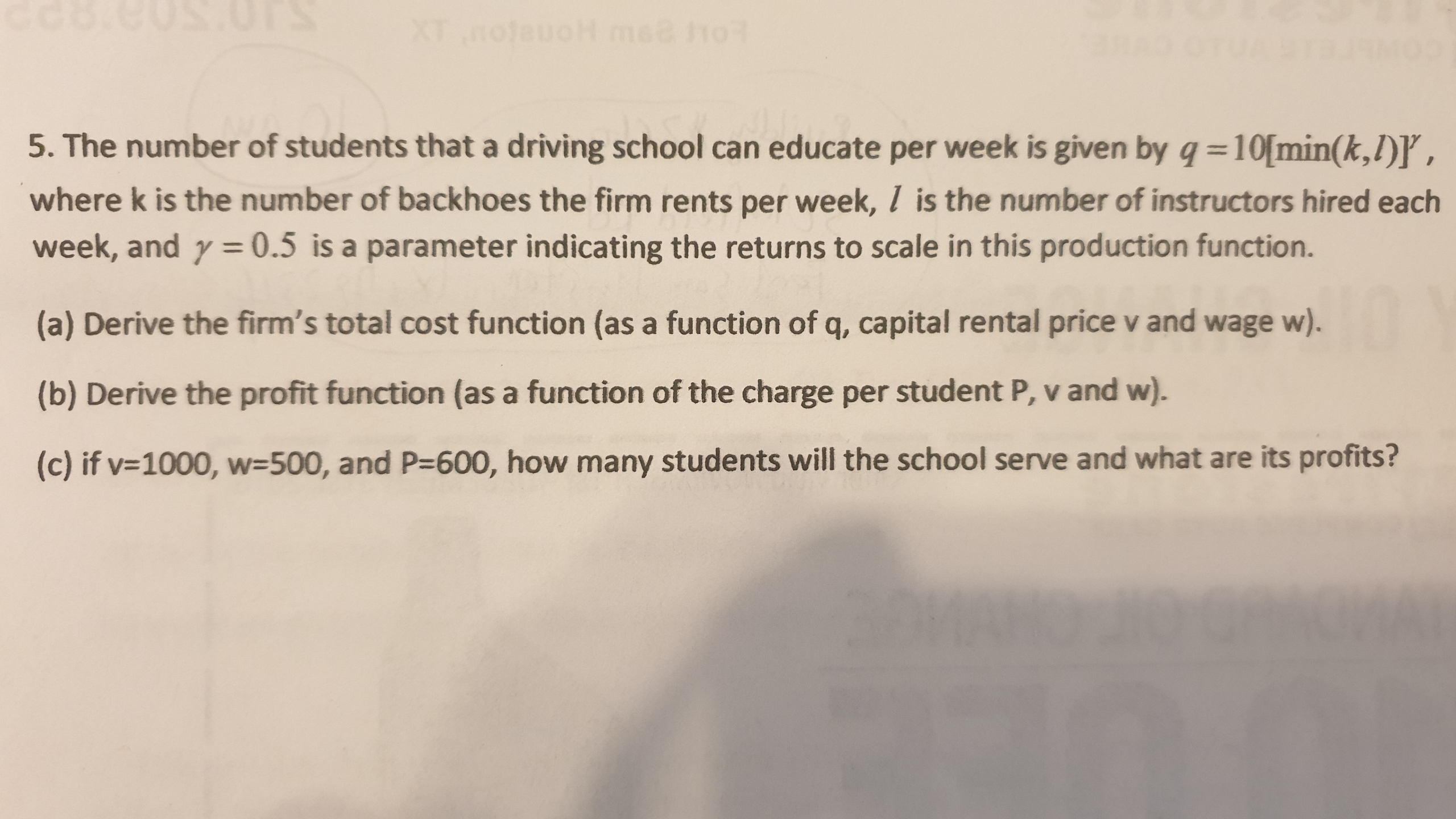 Can you help me with Question #5 ? 5. The number of