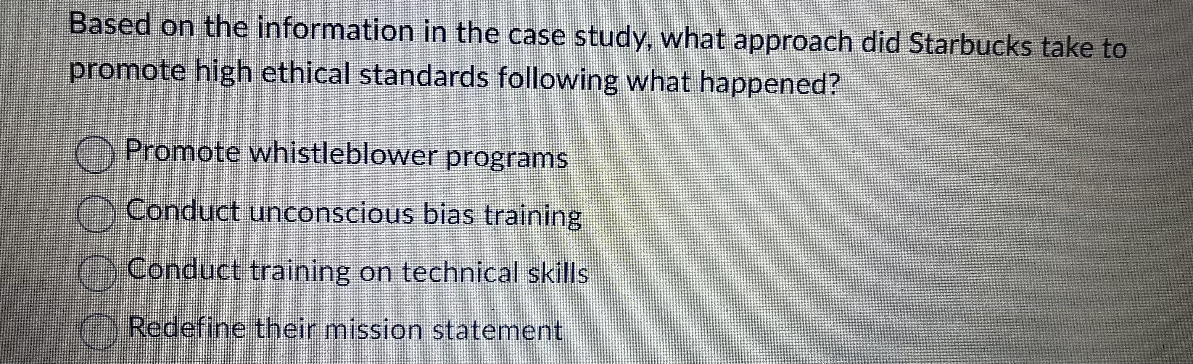 able to do this behavior? D The organizational behavior test; is this