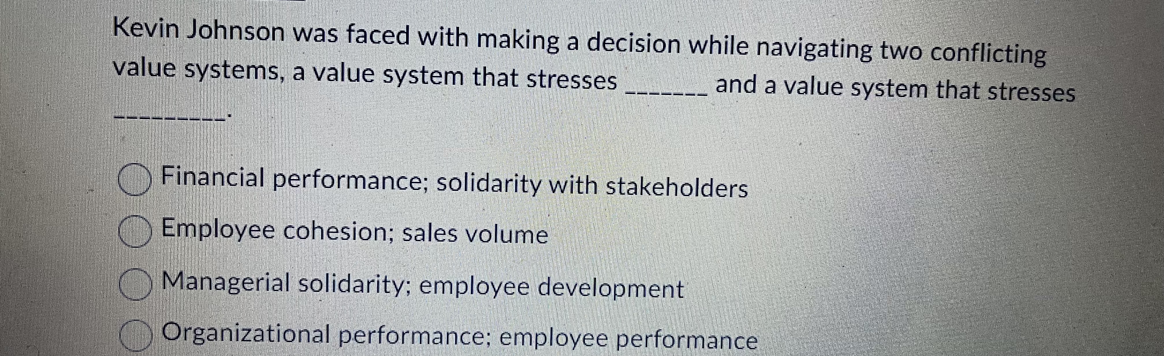 dilemmas, it can be helpful to analyze organizational practices that might encourage
