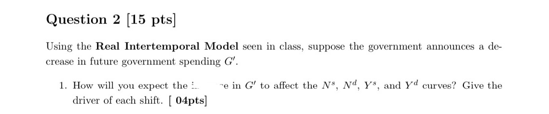 The question is: how will you expect the decrease in G' to