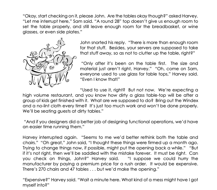 two hours. he had been retereeing between John. his designer. and 5am.