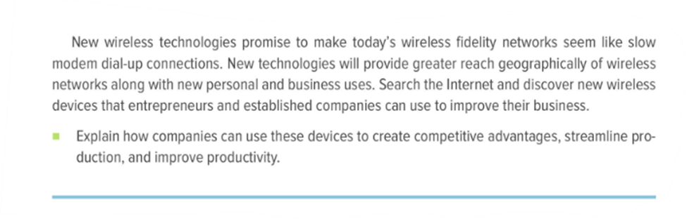 Wi-fi and other types of high-speed wireless networks are becoming common, devices
