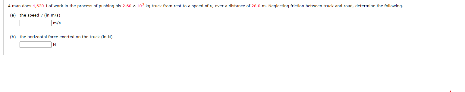A man does 4,620 J of work in the process of