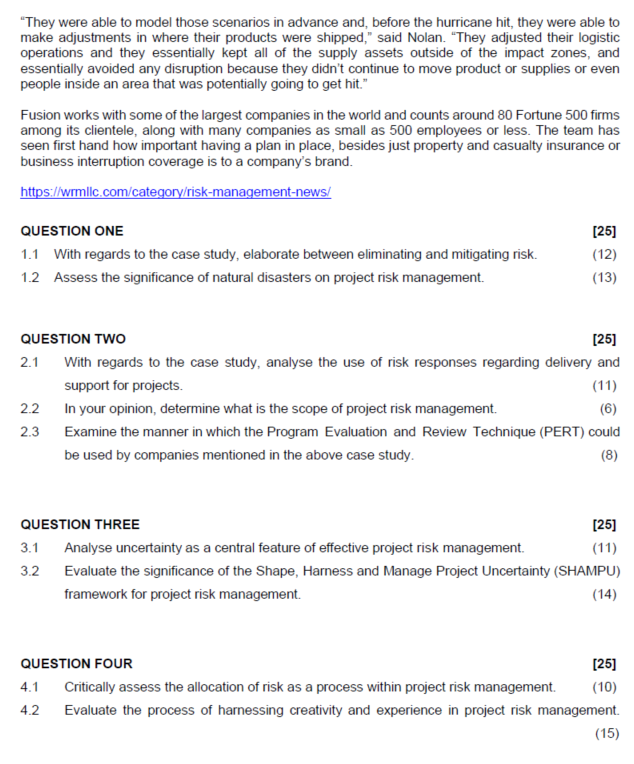 unprepared for dealing with crises. It's not just homeowners who are vulnerable