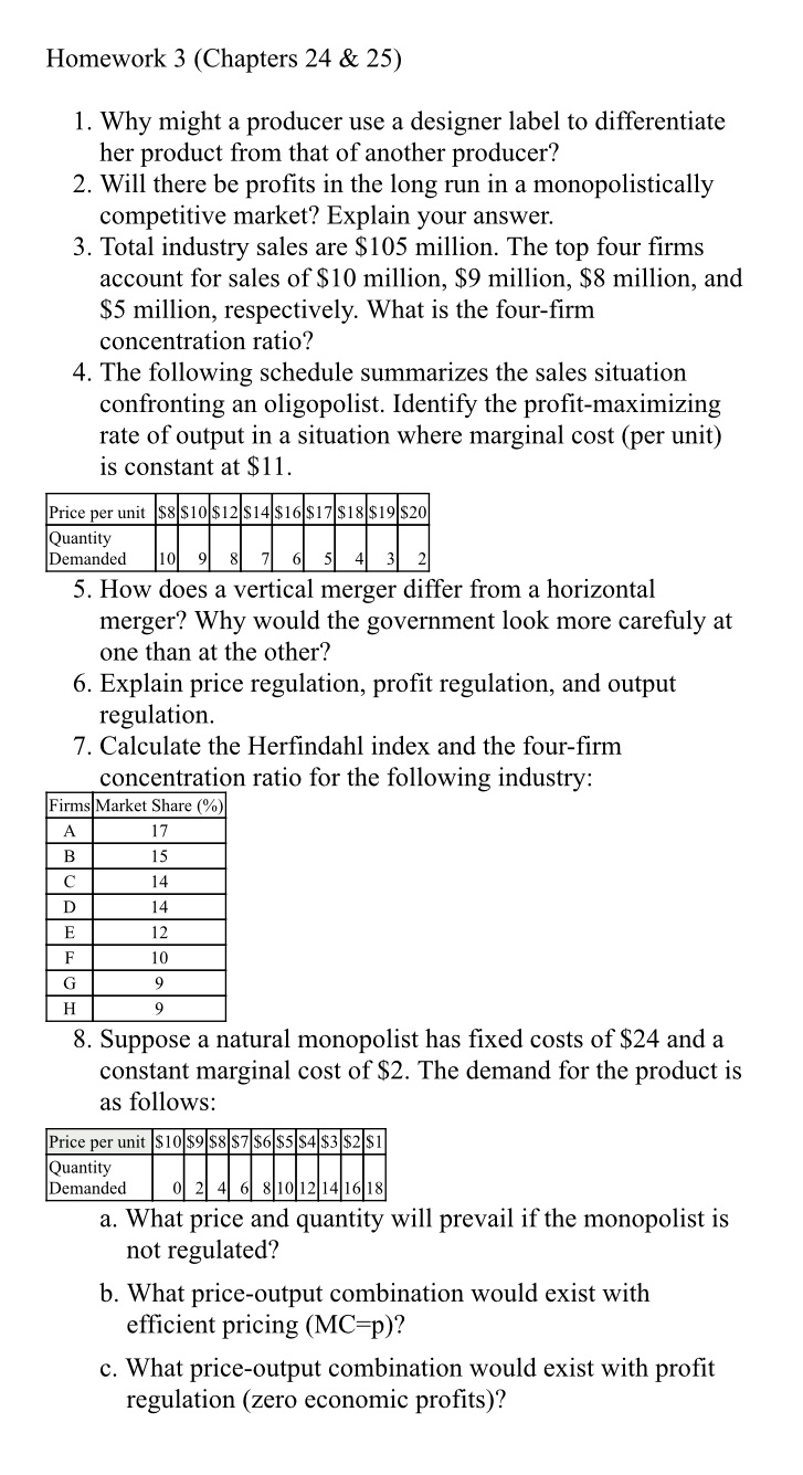 I'm struggling with this homework assignment. How do I determine these problems?