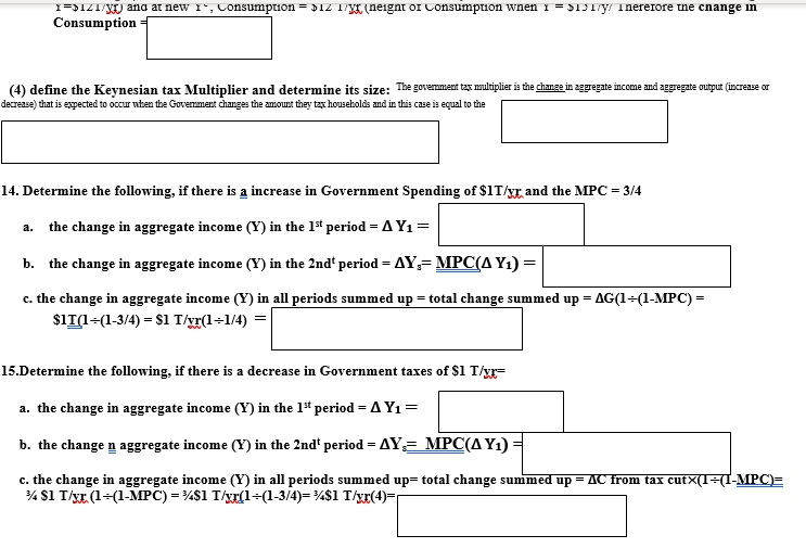  Please do all a. define the MPC and determine its value