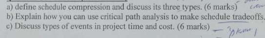 its three types. (6 marks) b) Explain how you can use critical
