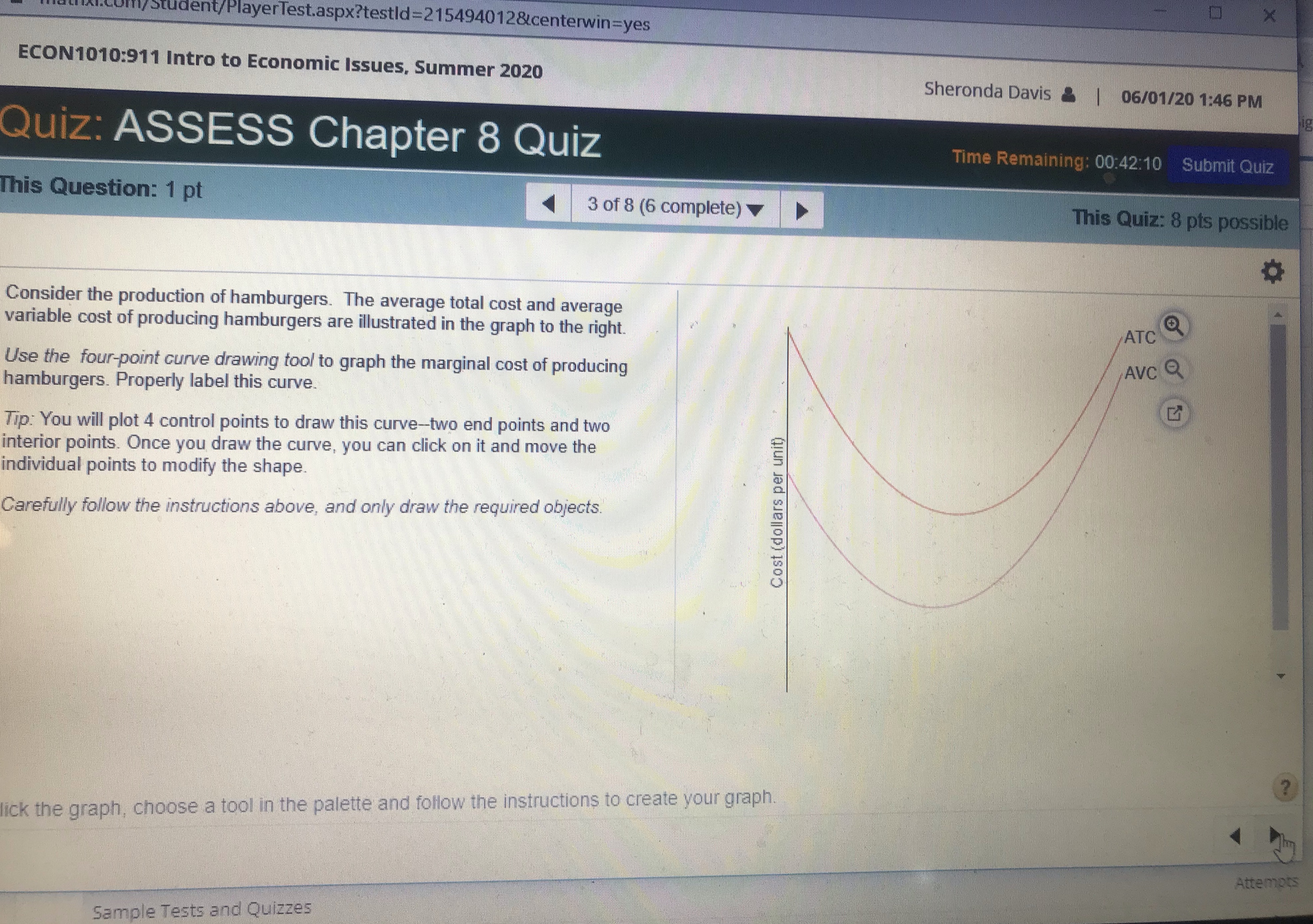 I need help with this question can you draw a graph with