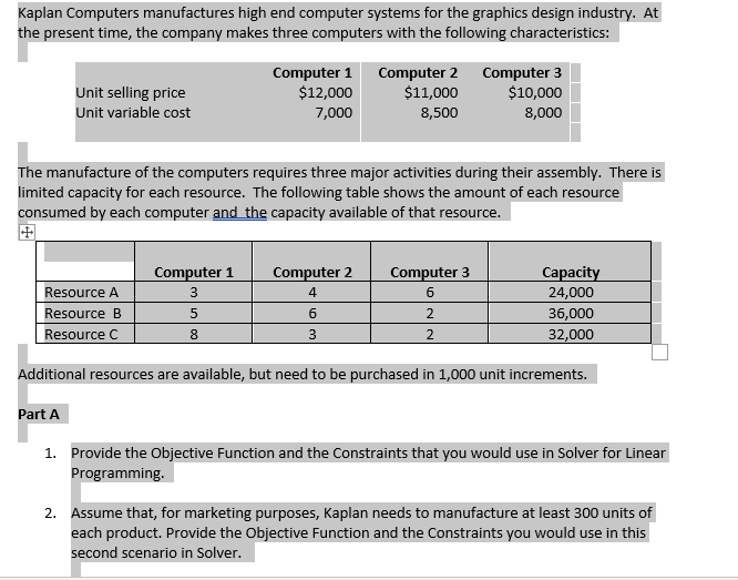 industry. At the present time, the company makes three computers with the