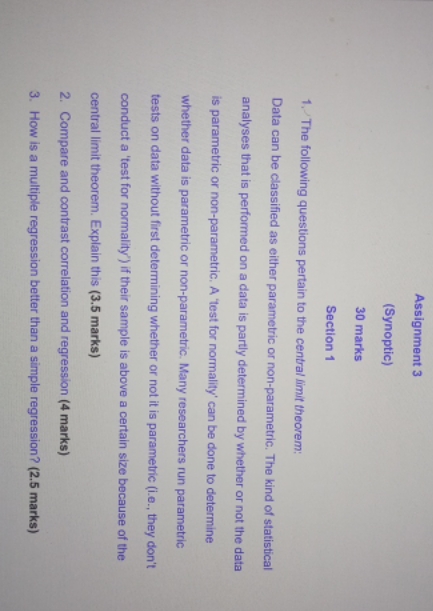 Looking for the answer for the question mentioned in the photo Assignment