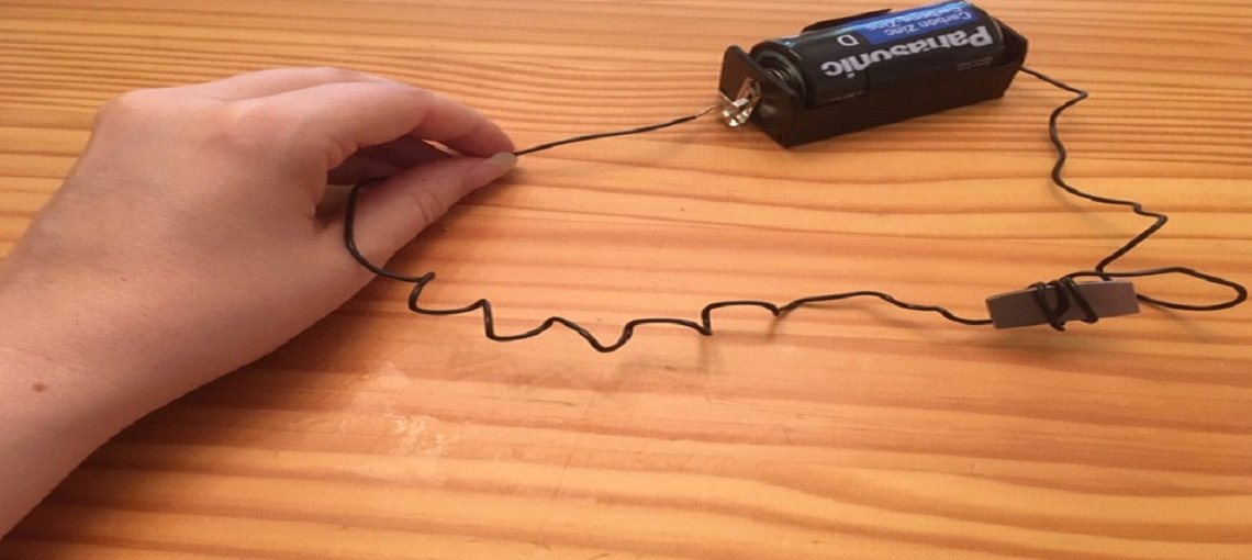 both sides of your battery for short period of time. When you