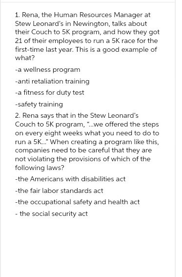 talks about their Couch to 5K program, and how they got 21