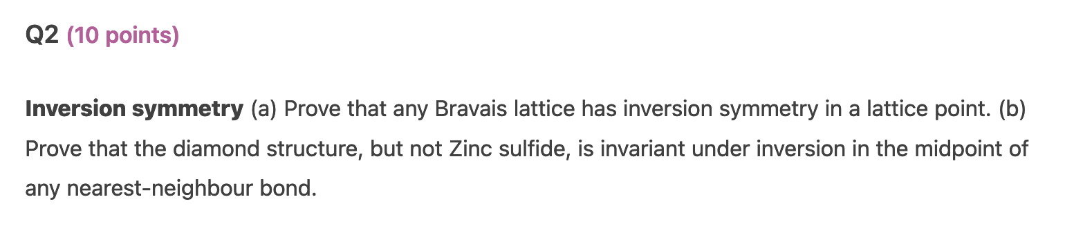 For my condensed matter physics course, please add explanation to solution if