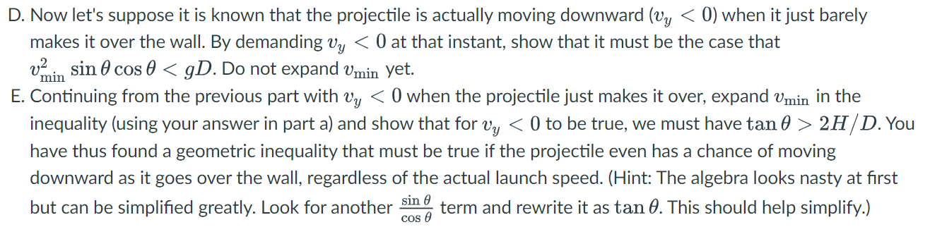 the object such that the parallel component, denoted , is always in