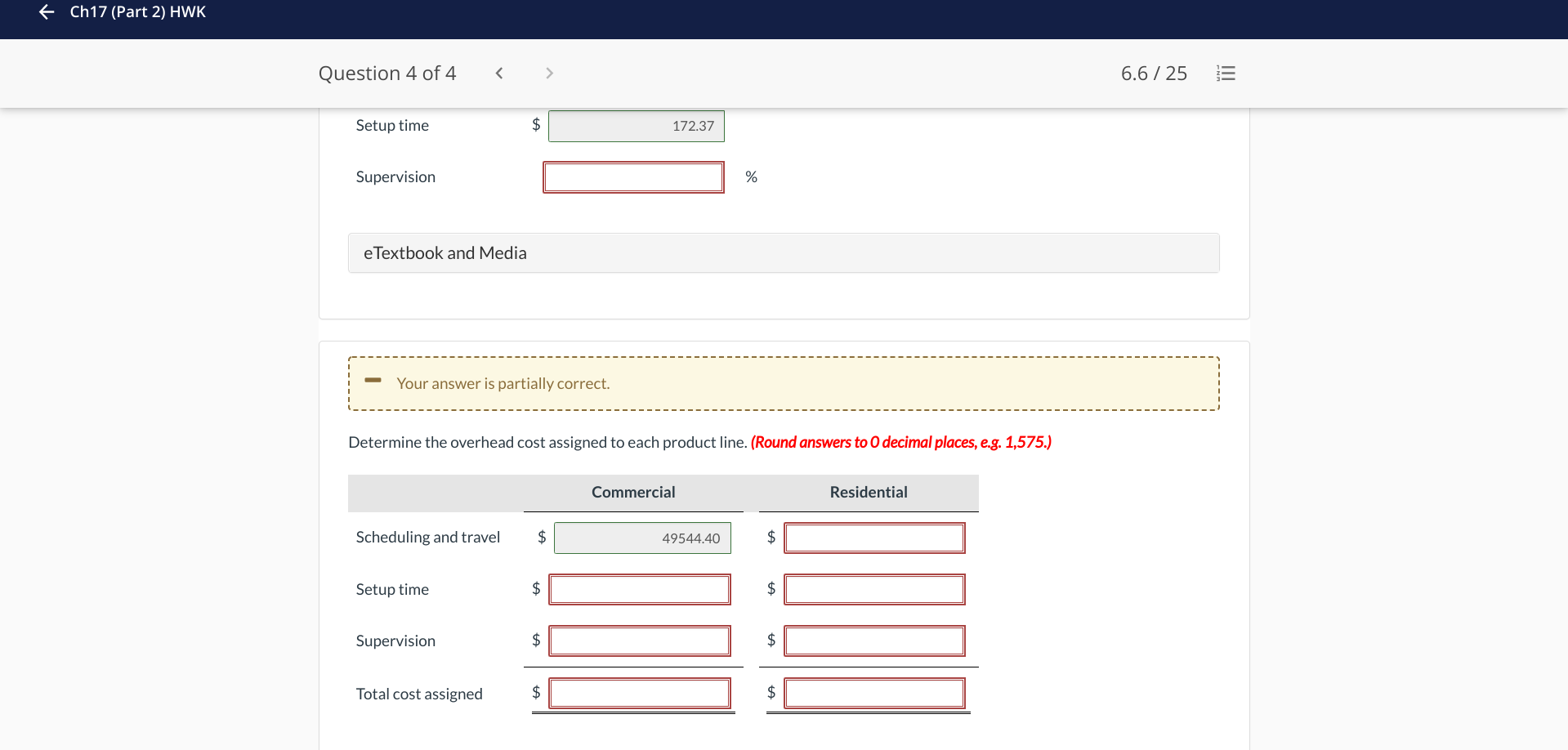  ( chi7(Part2) HWK Question 4 of4 6.6 l 25 E View