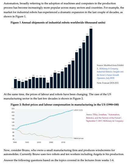 Does Bruno's decision to use more robots bring about a Pareto improvement?
