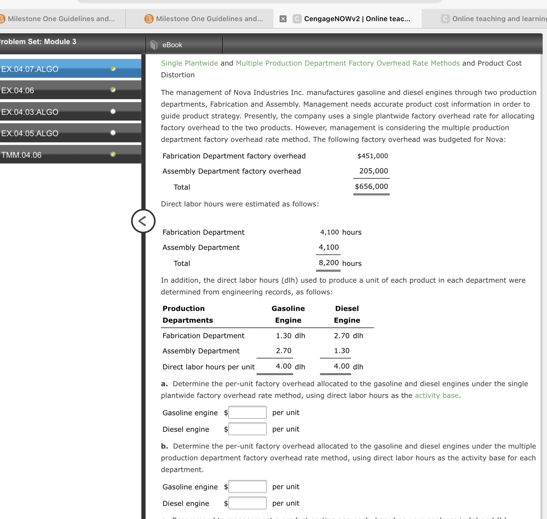 Trying to figure this information out 3 Milestone One Guidelines and... Milestone