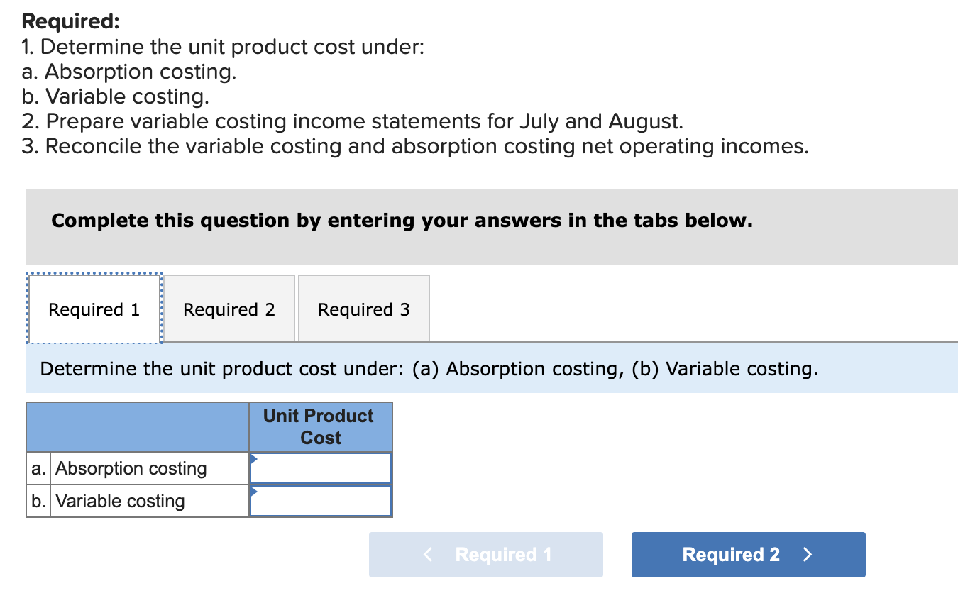 Variable manufacturing overhead 4 Variable selling and administrative 3 Total variable cost