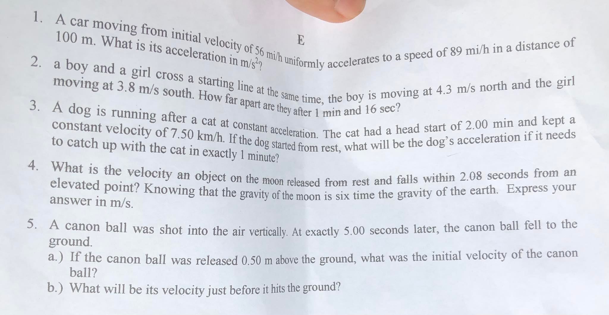 hi tutor could you please answer and show your solution on No.