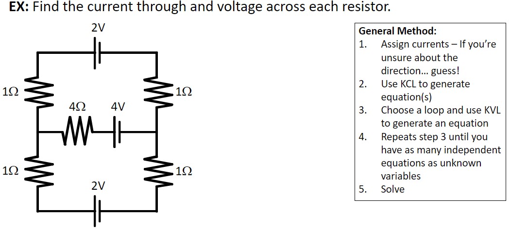 IQ 40. 2V 2V 4v 19 1Q General Method: 1. 2. Assign