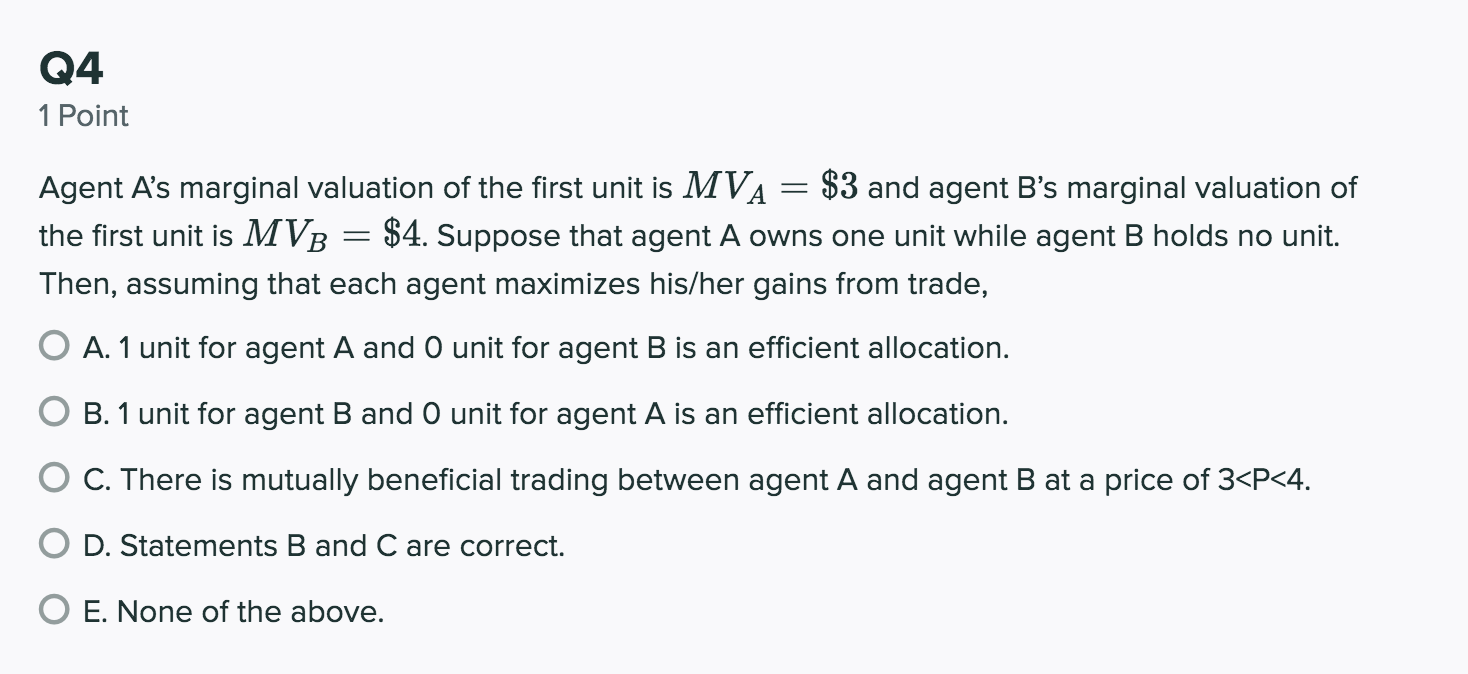 P=$2. Using the information given by the table, how many units should