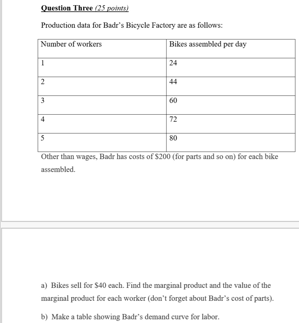 Could you help me to answer this question.. Question Three (25 p_oints2