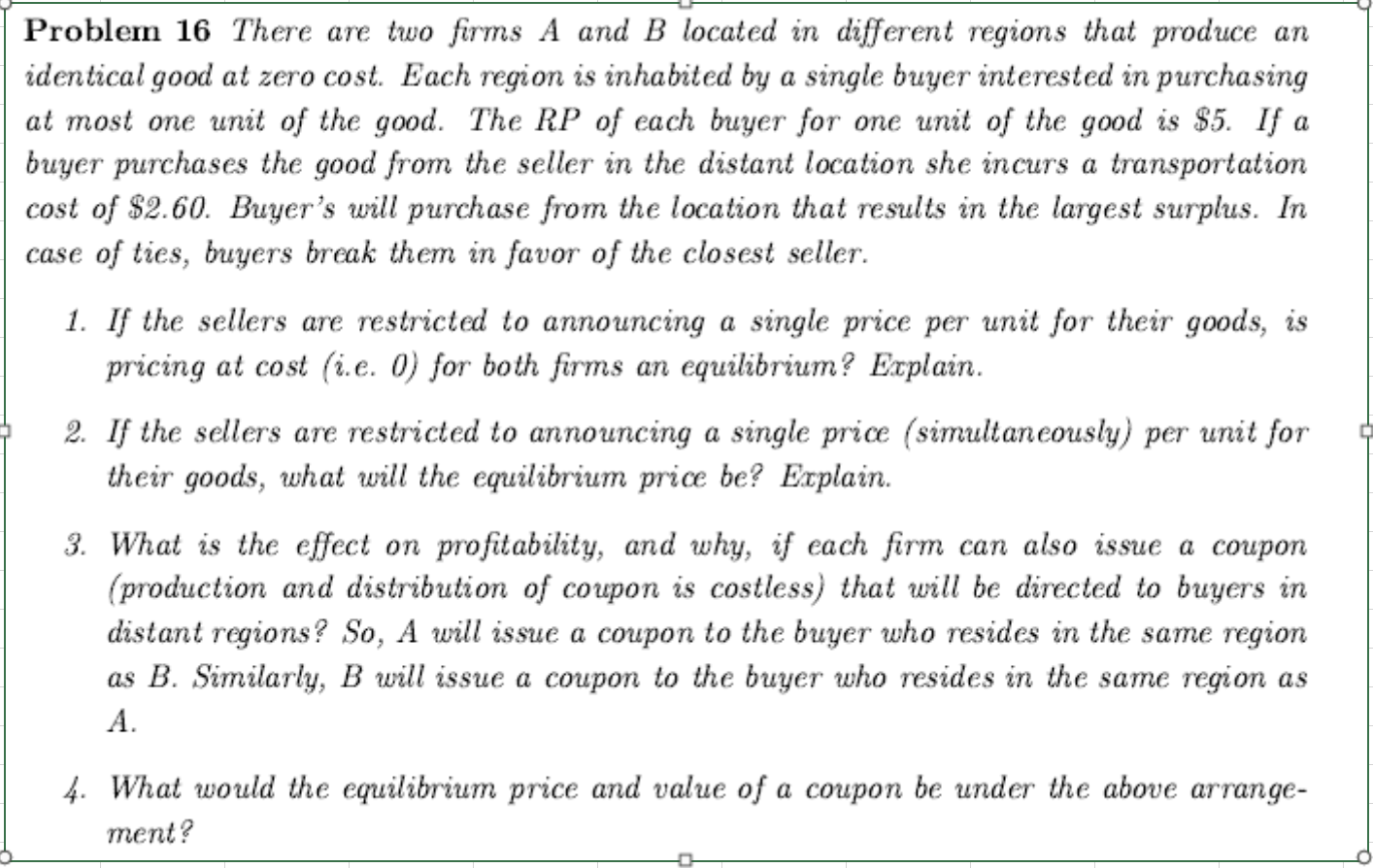 a single buyer interested in purchasing _ at most one unit of