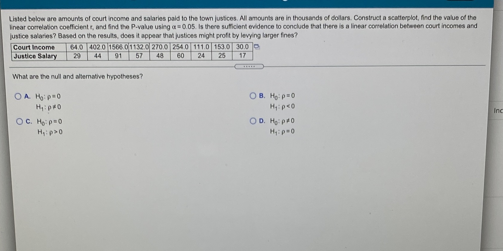 Can you please help me with the complete answer including the test