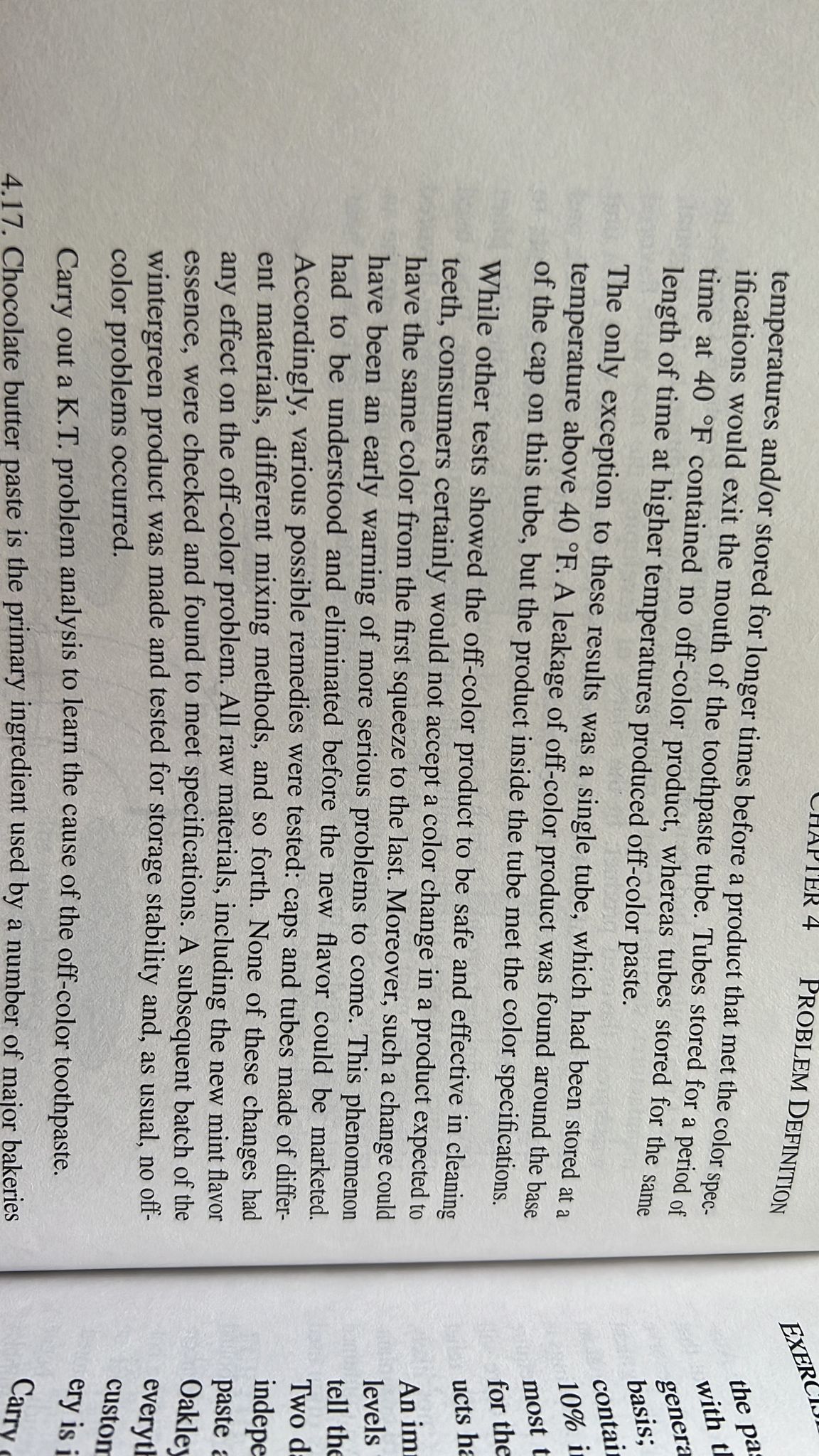 the market for some time, Procter & Gamble, its manufacturer, decided to