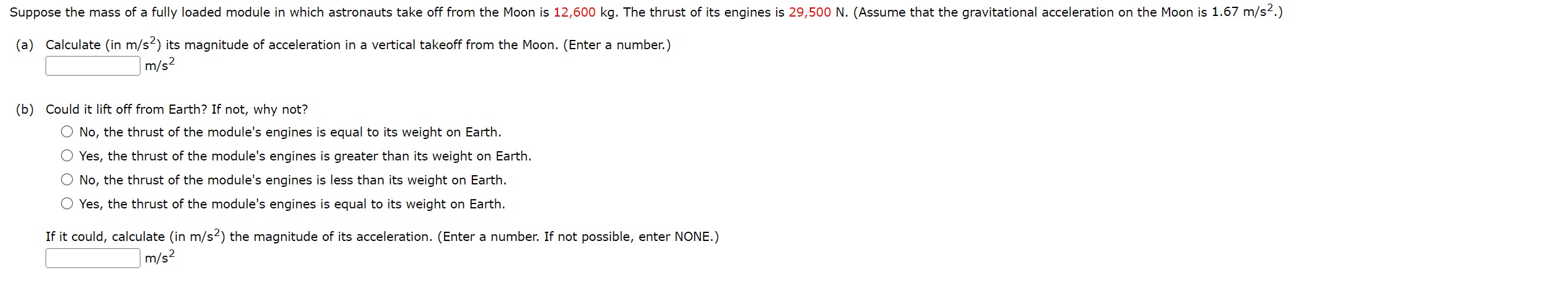 I could use some help with the following Physics problem: Suppose the