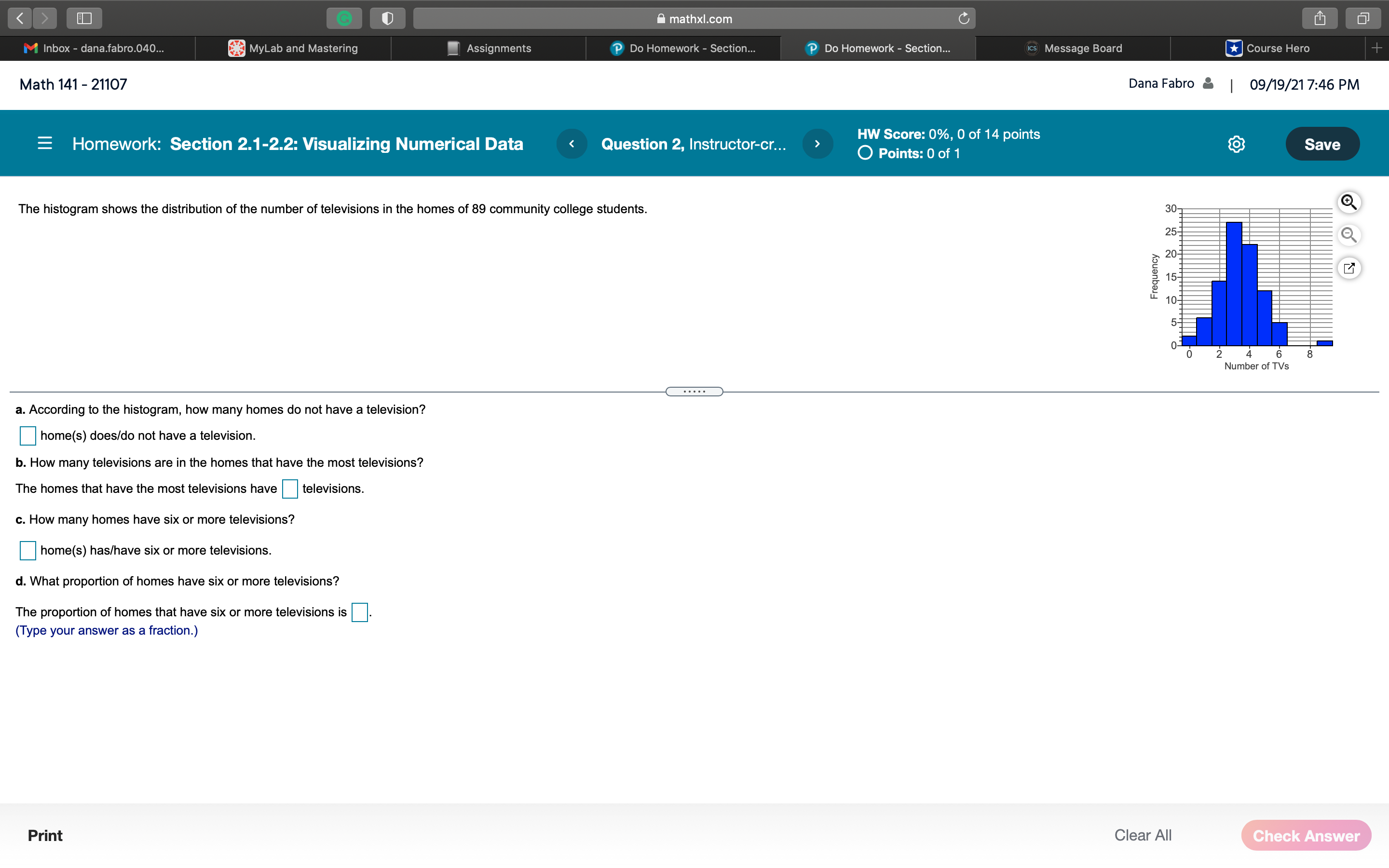 E mathxl.com '9 ll ill u l ' 1' Do Homeworkssectlon