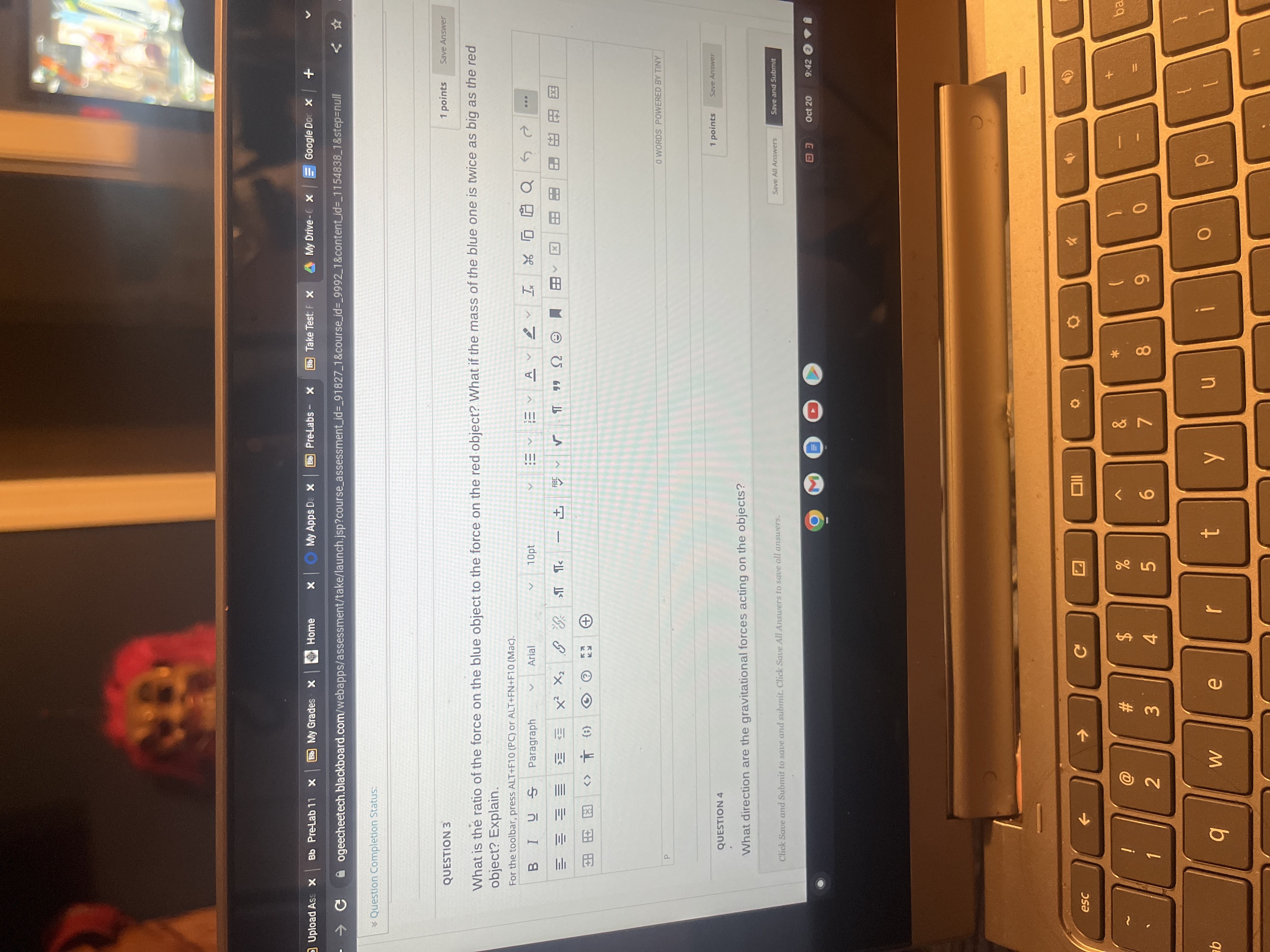 Upload Ass x Bb Pre-lab 11 x Bb My Grades X