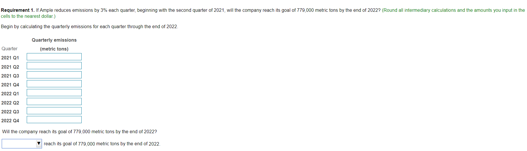 EPA guidelines are not met $1,935,600 Ample Chemical Company currently operates three