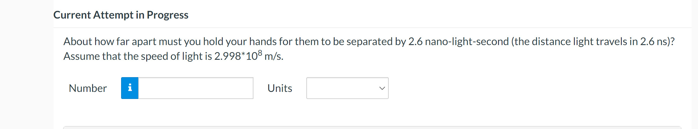 2.998"'1O8 m/s. Number n Units v What inductance must be connected to