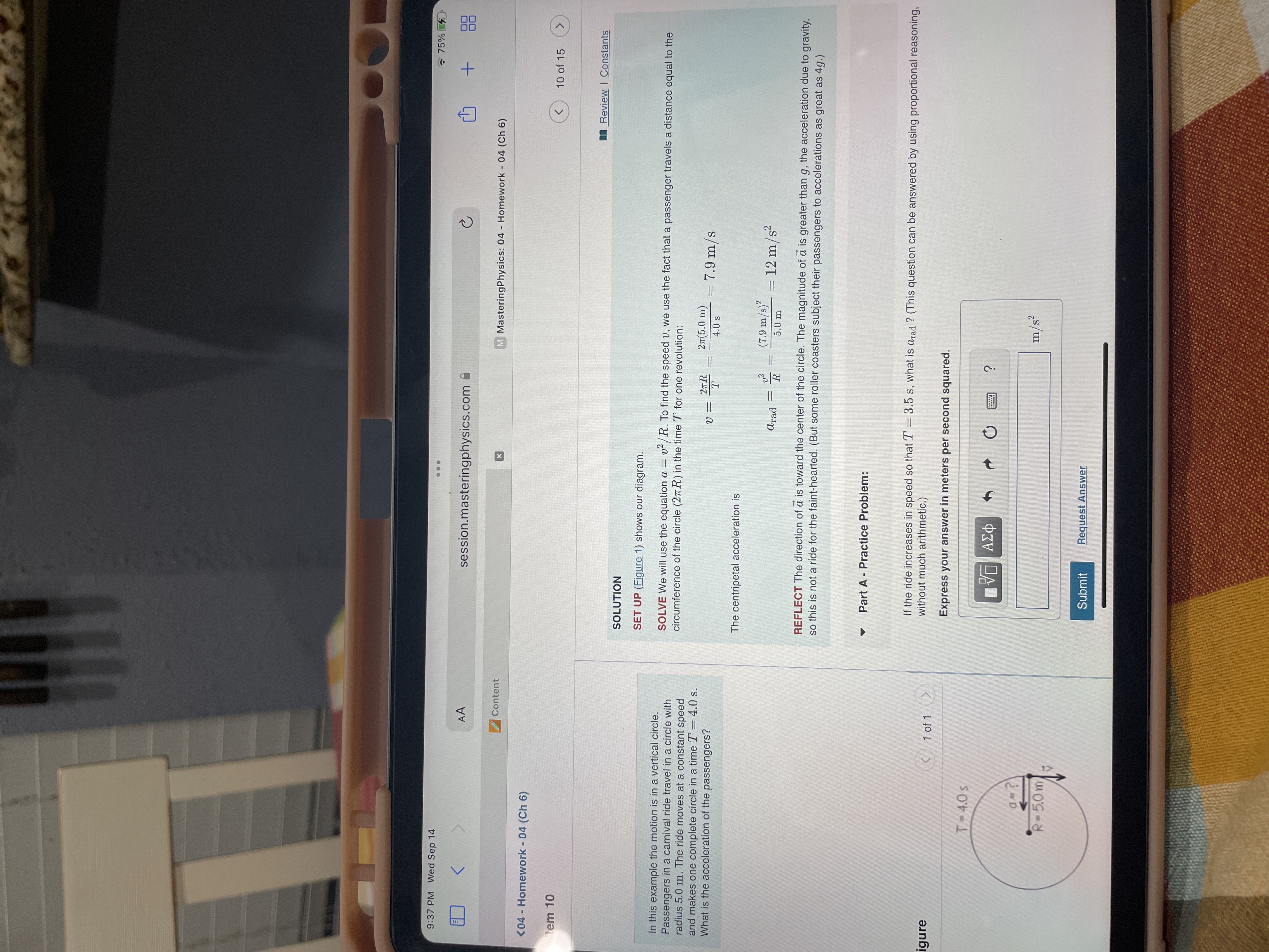 | Constants SOLUTION SET UP (Figure 1) shows our diagram. In this
