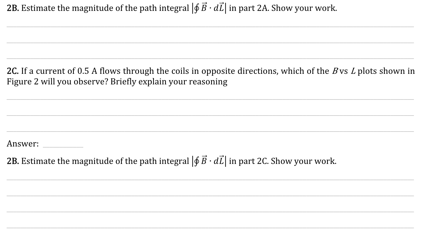 Figure 2 is shown. Please help answer all of question 2.