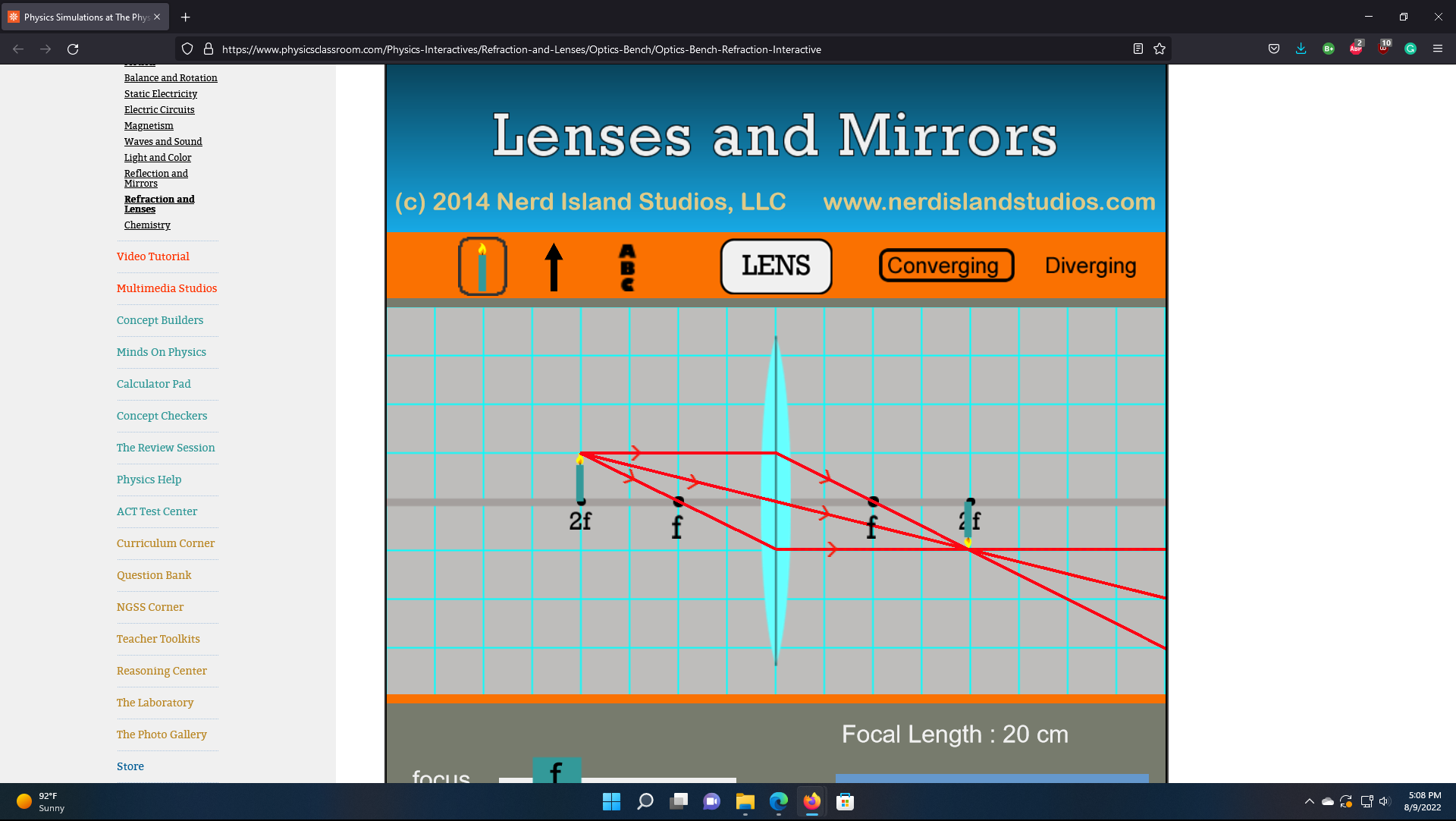 virtual, upright or inverted an,d is the image smaller or larger than