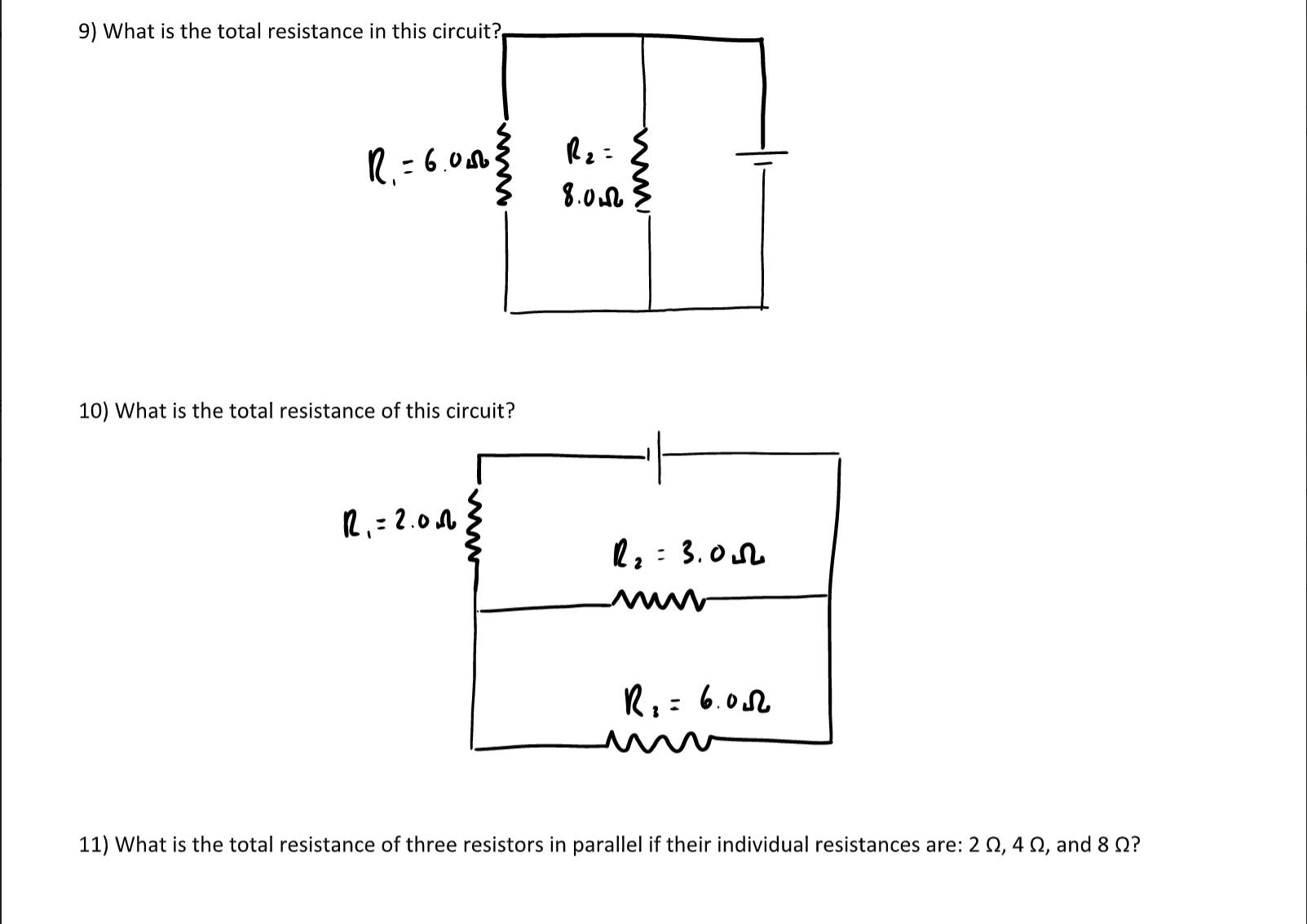 the currents shown? 4 V I , : ? A A I3
