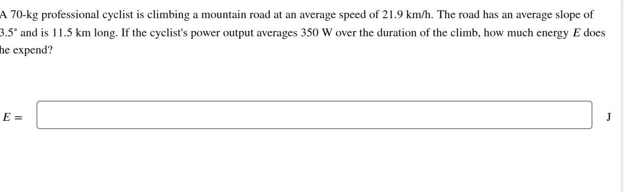 acts parallel to the plane. 1 Calculate the work done by the