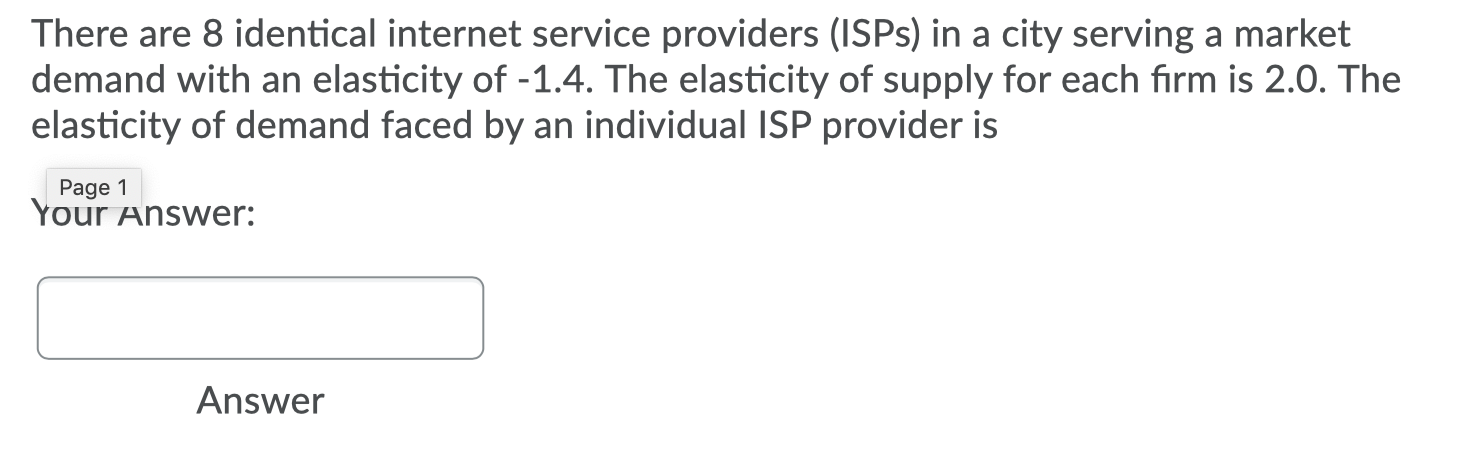 price will the firm earn zero profits? Your Answer: AnswerThere are 8