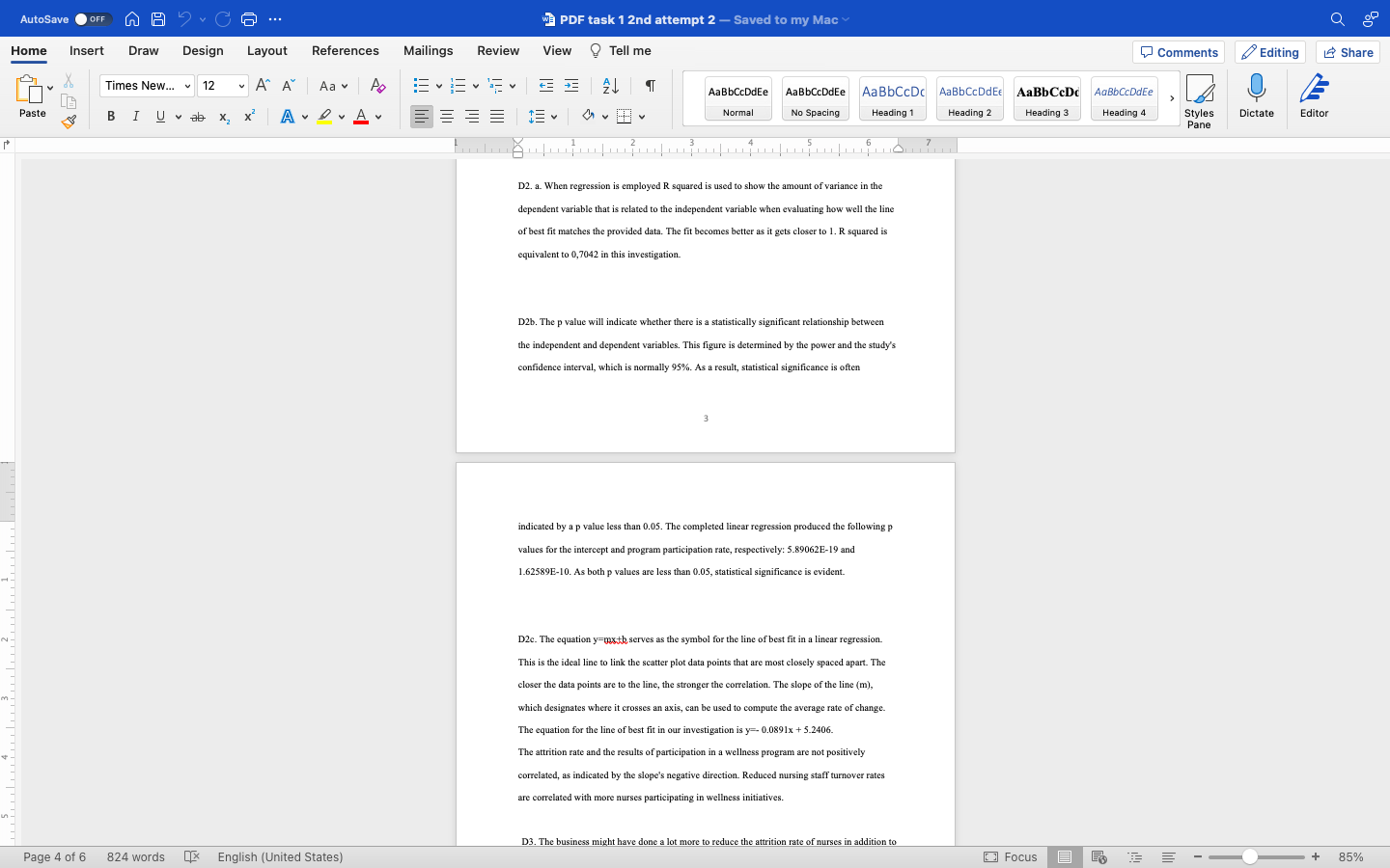 DATA-DRIVEN DECISION MAKING C207PRFA QUM2 TASK 1SUB-TOPIC D2: AutoSave O OFF A