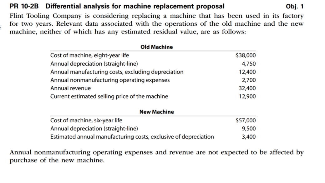 8 comparing operations using the present machine (Alternative 1) with operations using