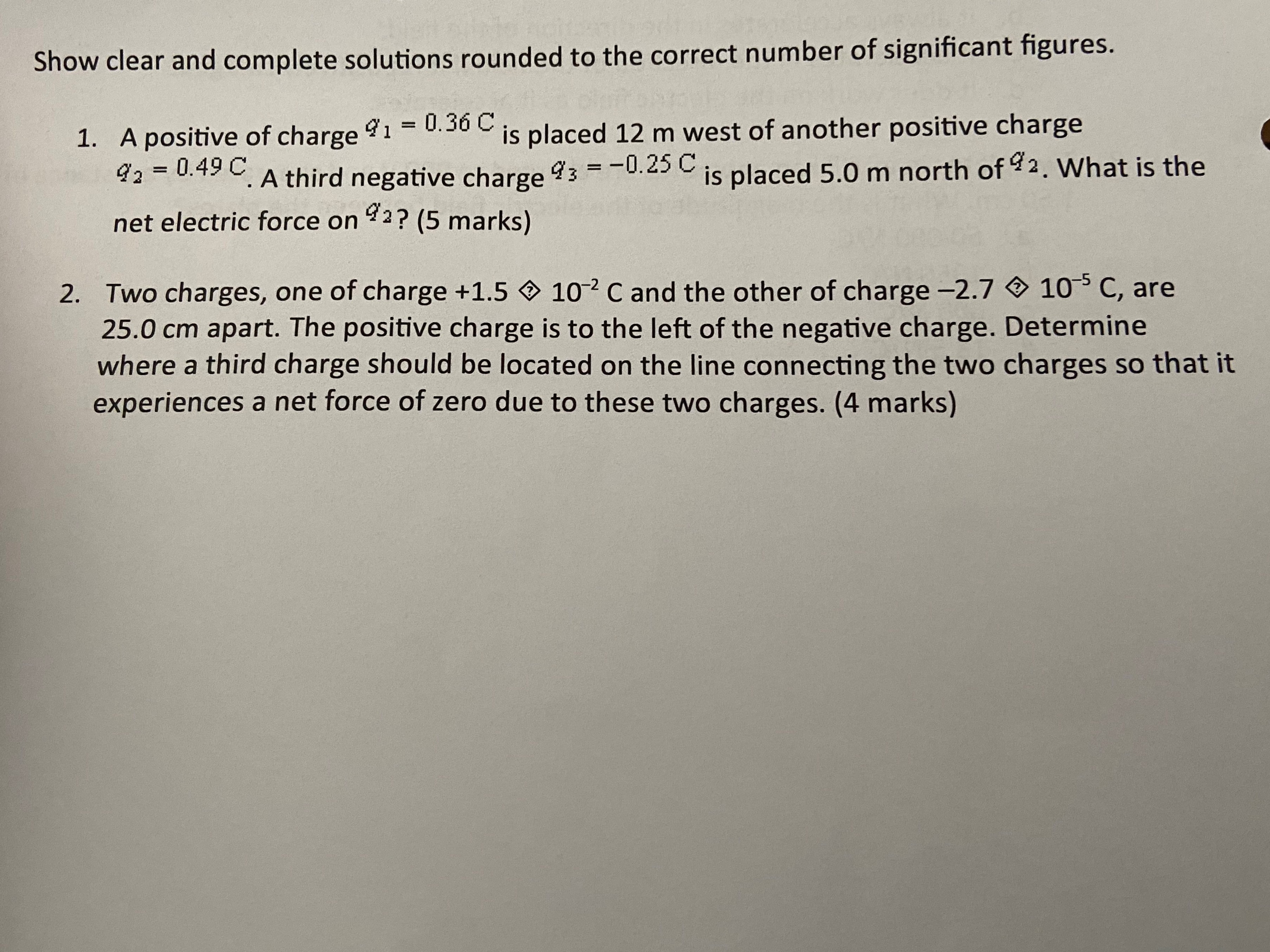 Please solve using simple formulas, this is simple physics and make sure