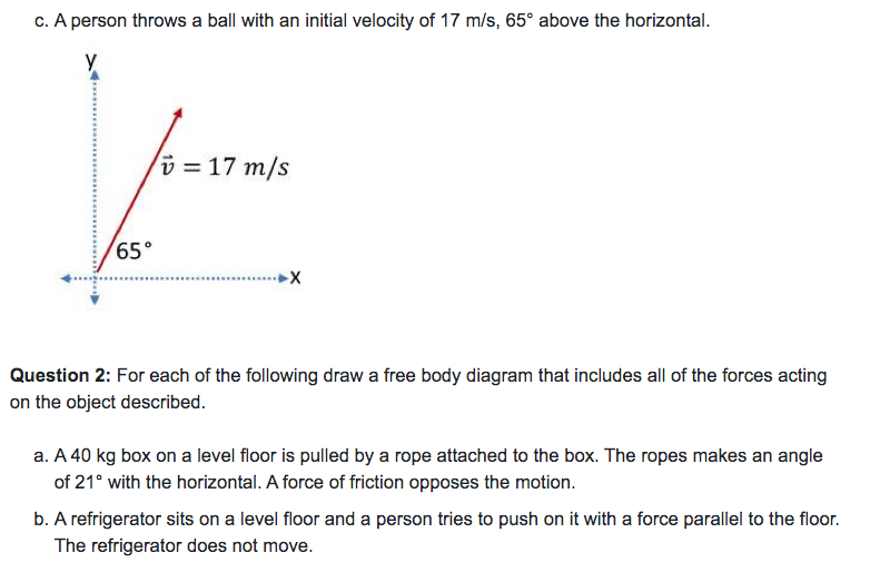 Determine the components that make up the resultant vector for part c).