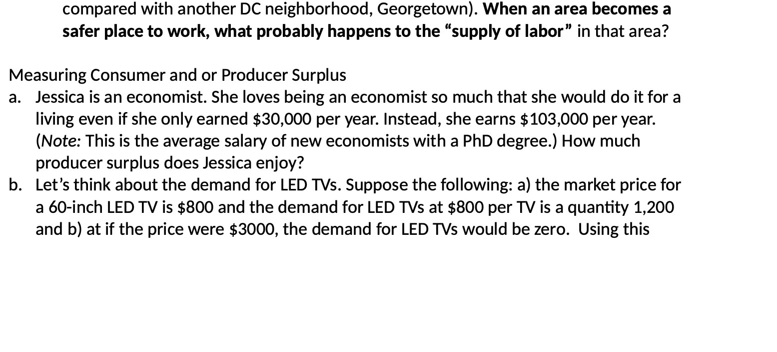 compared with another DC neighborhood, Georgetown). When an area becomes a